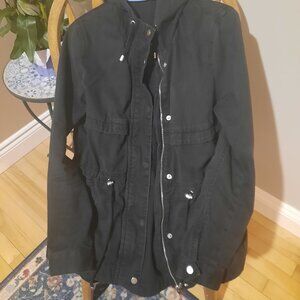 Black cargo jacket